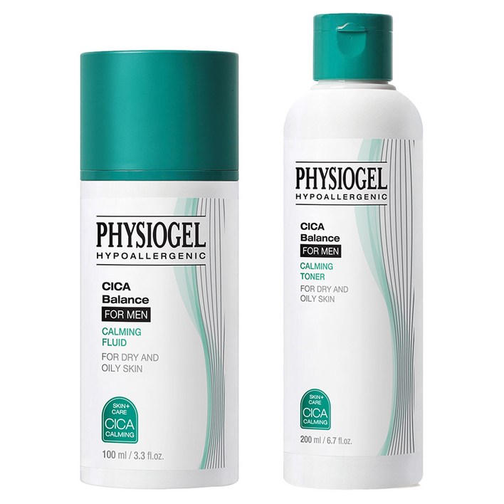 피지오겔 시카밸런스 포맨 카밍 플루이드 올인원 100ml + 토너 200ml 세트