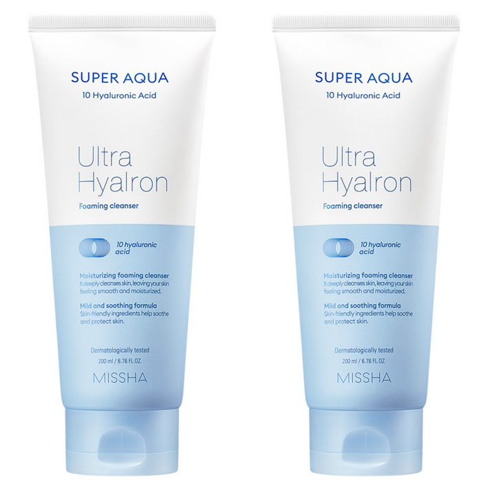 2입기획 미샤 수퍼 아쿠아 울트라 히알론 클렌징 폼