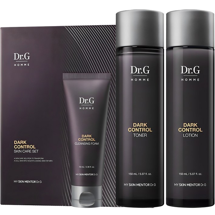 닥터지 옴므 다크 컨트롤 토너 150ml 로션 150ml 클렌징폼 70ml 세트, 1세트 닥터지 옴므 다크 컨트롤 토너 150ml 로션 150ml 클렌징폼 70ml 세트, 1세트