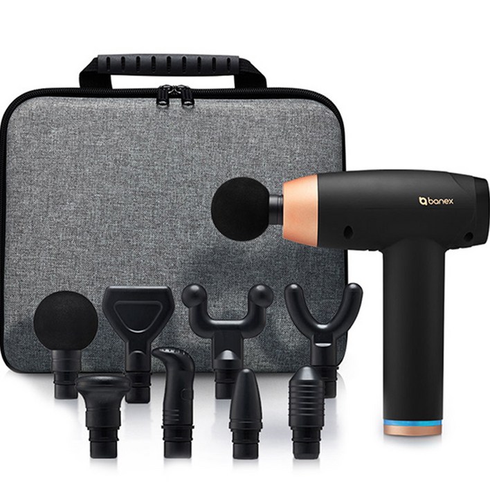 바넥스 무선 진동 전신 목어깨 허리 마사지건 BNG30