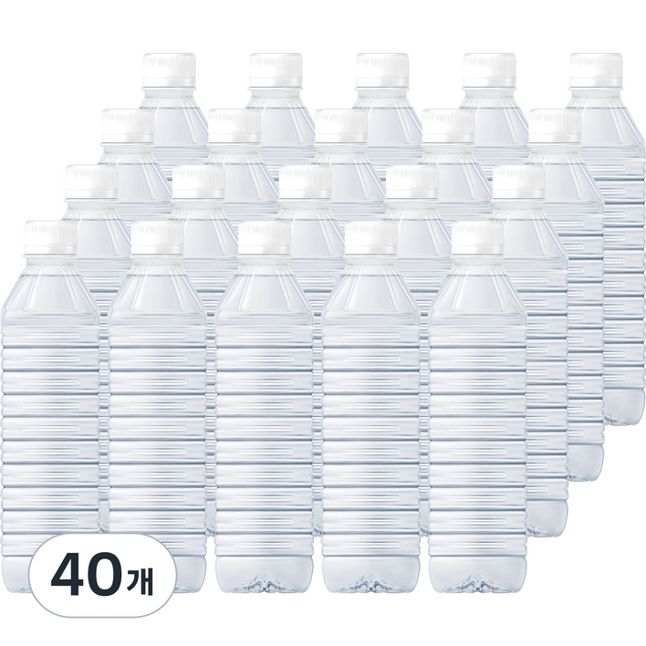 물하나 eco 생수 무라벨, 500ml, 40개