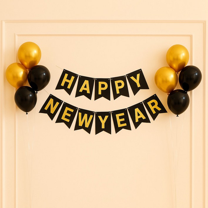 피앤비유니티 해피뉴이어 풍선 가랜드 세트