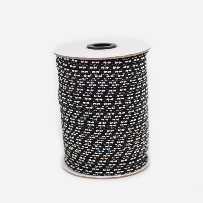 쿨맨 다용도 캠핑 반사 스트링, 블랙