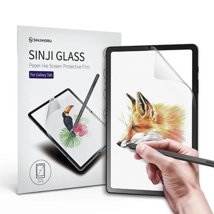 신지모루 종이질감 태블릿 액정보호필름, 단일색상, 1개