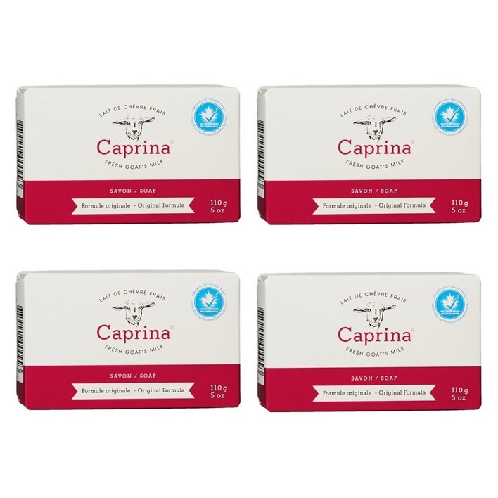 캐나다 카프리나 고트밀크 비누 오리지널 향 110g x 4 산양유