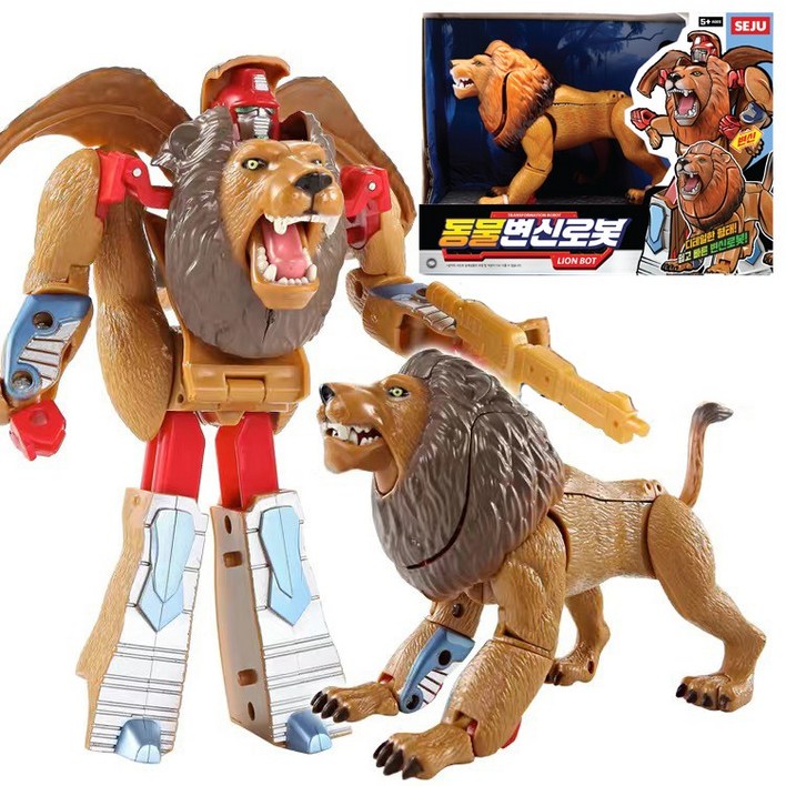 동물 변신 로봇 6종 변신합체