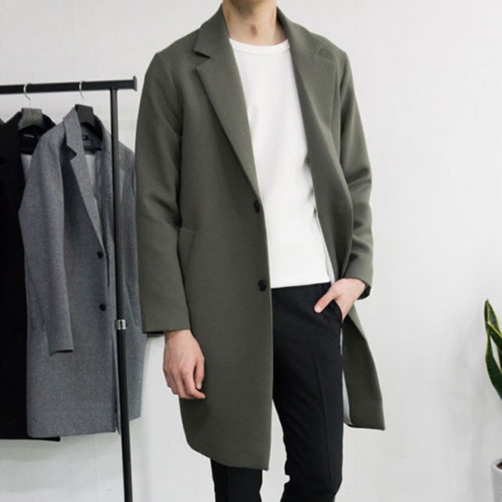 YANAN 남자의 가성비 좋은 봄 가을 코트