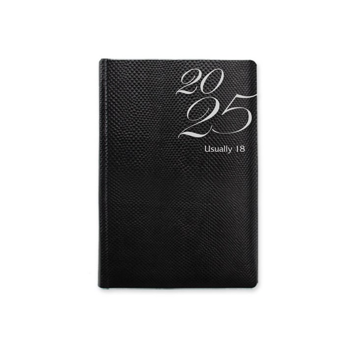 양지사 2025 유즈어리18 다이어리, 블랙 양지사 2025 유즈어리18 다이어리, 블랙