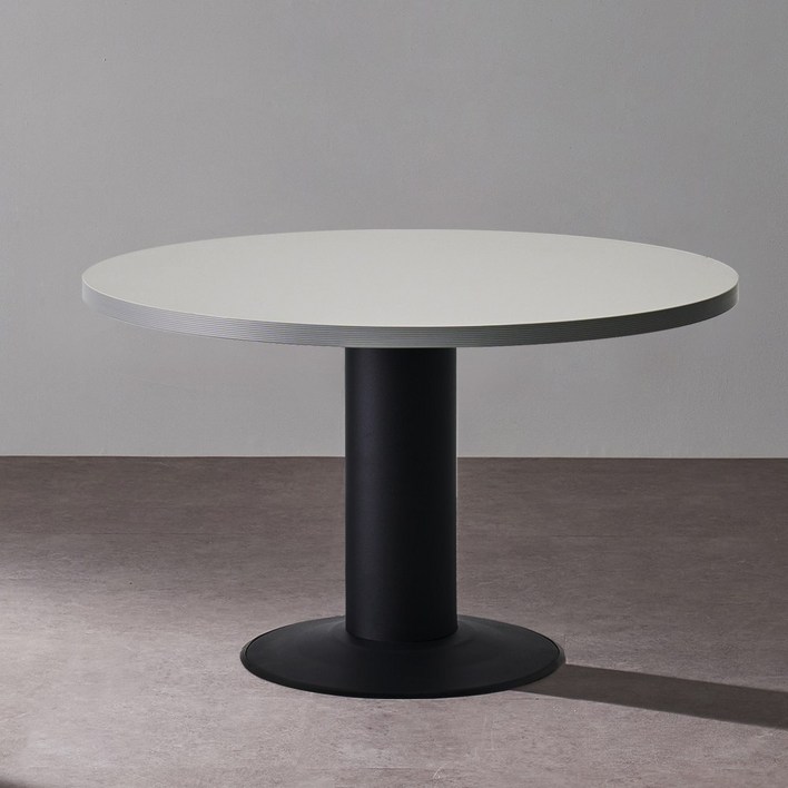 퍼스 오리발 말발굽 원형 회의테이블 책상 900 1200 1500 1800 회의용테이블 오피스 책상, 블랙프레임그레이