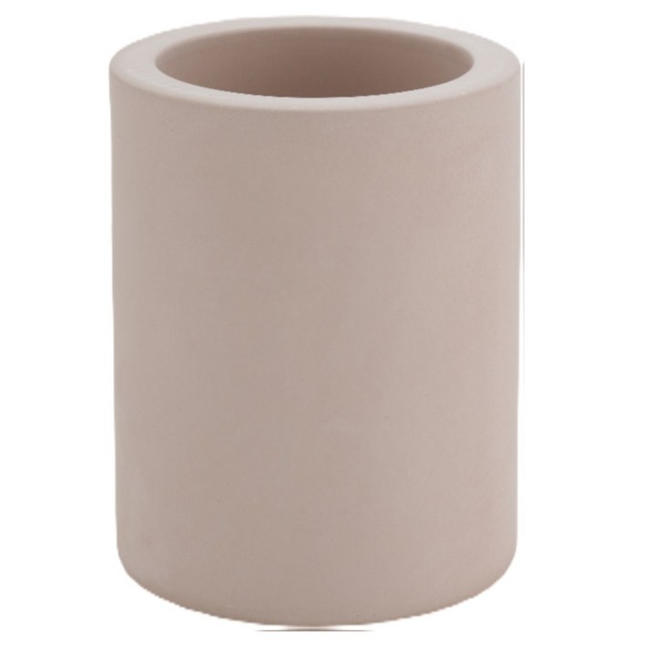 아르앤유 미니멀 규조토 원형 칫솔꽂이, 4개, 더스티 핑크
