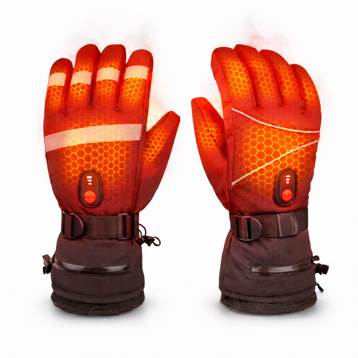 KC인증 열선장갑 5000mAh 겨울 방한 충전식 캠핑 오토바이 등산 자전거 방수 장갑