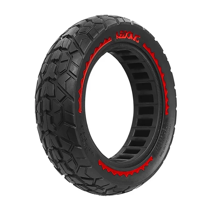 Ninebot Max G30 전기 스쿠터용 솔리드 오프로드 타이어, 내마모성 펑크 방지 60706.5, 10 인치, 10×2.5