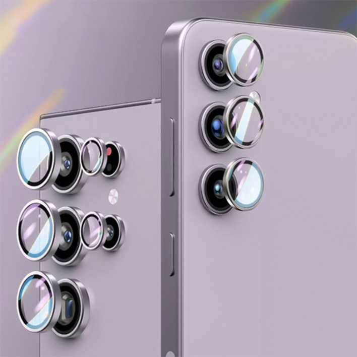 갤럭시S25울트라 S938 카메라 렌즈 메탈 링 9H 강화유리 보호필름