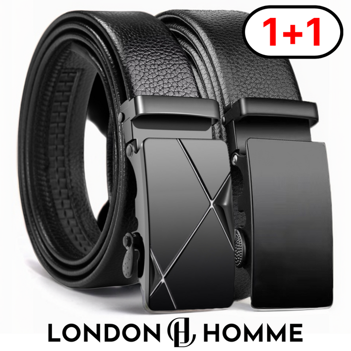 런던옴므 11 남성 자동 벨트 가죽 허리띠