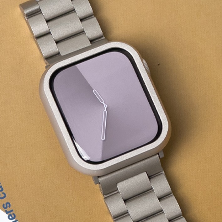 엔터콘 애플워치 알루미늄 메탈 베젤링 케이스 커버