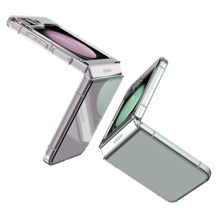 갤럭시Z플립5 투명 젤리 케이스 1+1 / SM-F731