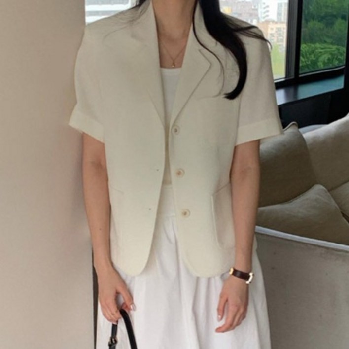 버베인 소이 트위드 자켓