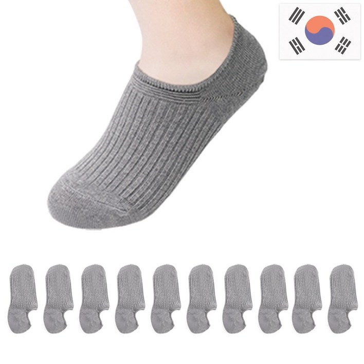 비바슈슈 쫀쫀하고 도톰한 여성용 골지 페이크삭스 10켤레