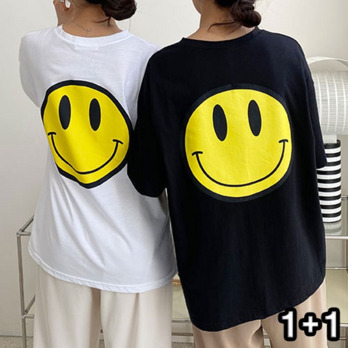 티티홀릭 빅 스마일 루즈핏 반팔티 11