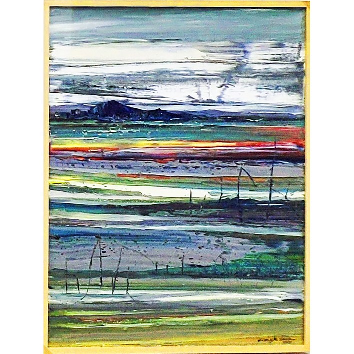 현대미술 작품 추상풍경화액자 유화 임파스토 인테리어 그림 거실 액자 거실 벽장식 그림 고급아트 컬렉션