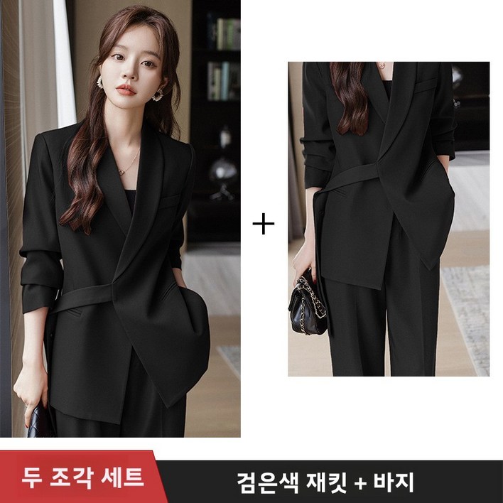 COSYEVNO 정장 세트 오피스룩 정장 코트 정장