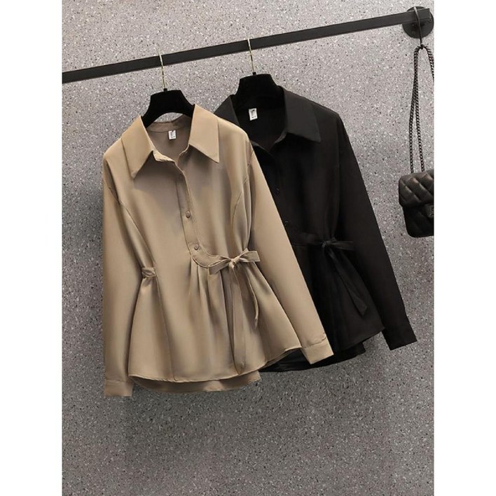 자켓형 블라우스 여성 자켓형블라우스 봄 셔츠 오피스룩