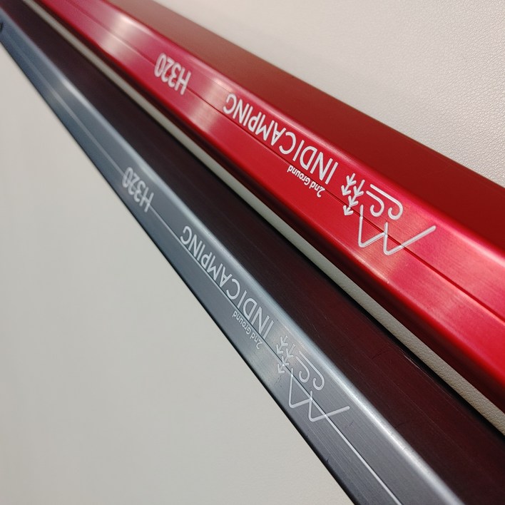 인디캠핑 육각폴대 H320 2개  H220 4개  가방 세트 320 슬라이드폴대, 1세트