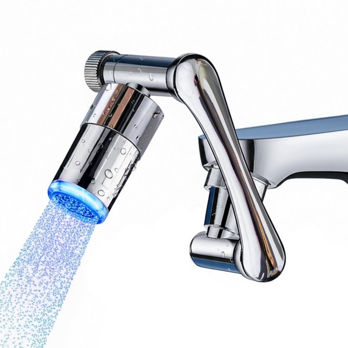 클링바스 자가발전 회전 다기능 니플 스마트 워터탭 LED 형, 1개