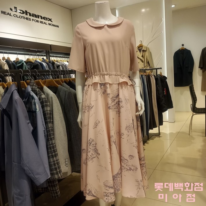 요하넥스 Johanex 둥근카라 스케치 원피스 J3B5D03 430484