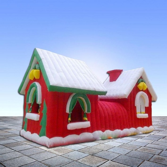 대형 산타 2m 풍선 최신형 벽타는산타 소품 건물 눈사람, 1개, 10m 산타 성