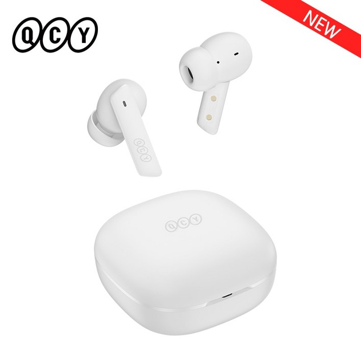 C타입 유선 이어폰 큐씨와이 HT05 ANC 무선 40dB 소음 블루투스 5.2 헤드폰 6 마이크 ENC HD