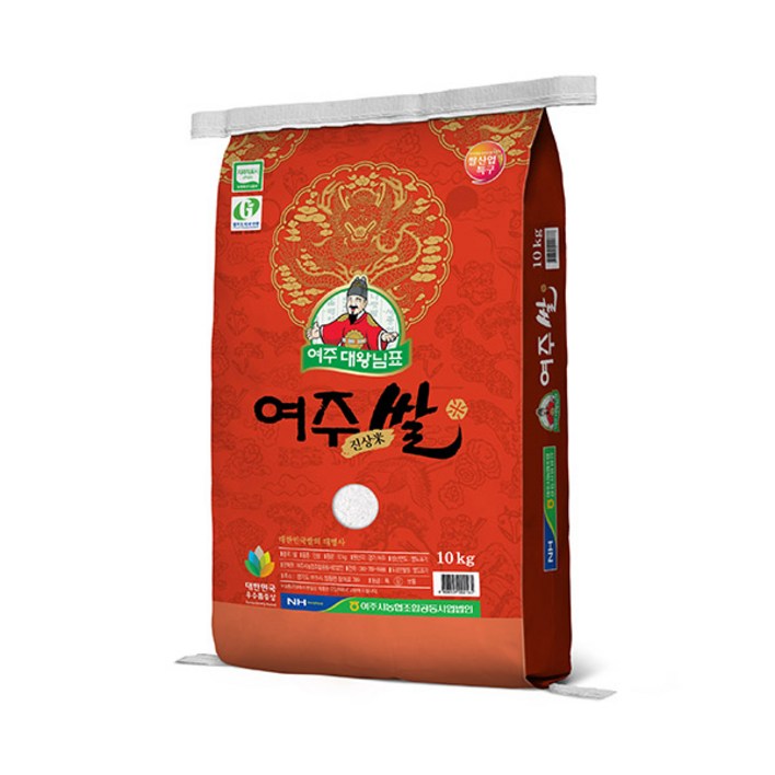 여주농협 당일도정 햅쌀 대왕님표 여주쌀 임금님 진상미, 상등급, 1개, 10kg