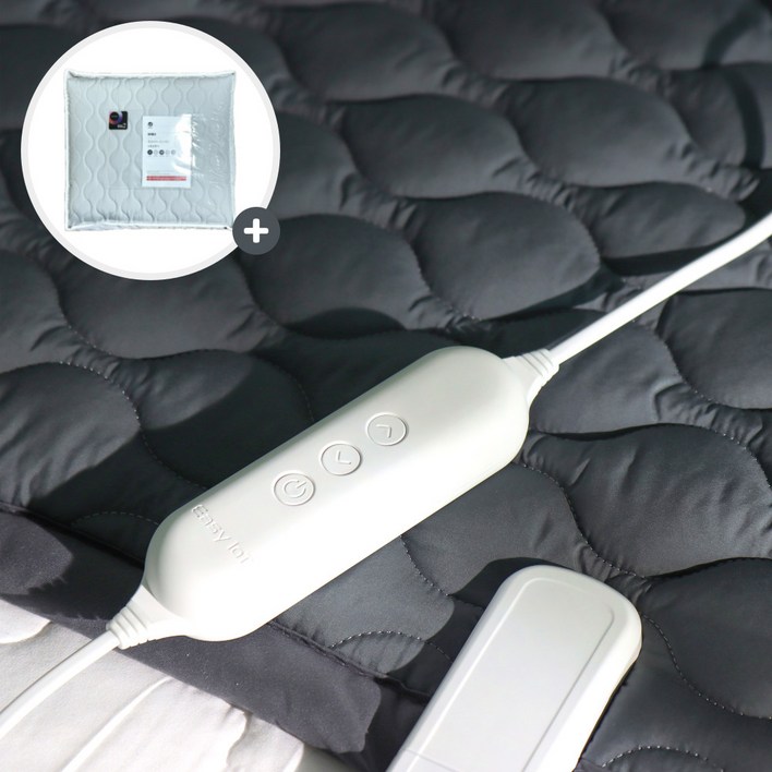 [전자파없는 26년형] 한일의료기 x 오테너 IOT 그래핀 탄소매트 특허받은 20온스 두툼한 카본매트, 03. 퀸 단일난방 150x200, 딥네이비