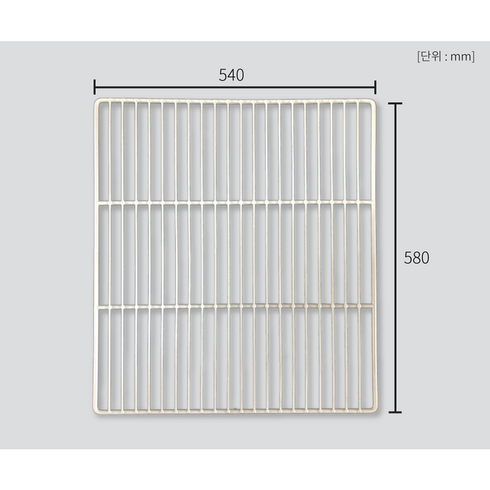 유니크 업소용 냉장고 25박스 선반(W540*H580) 고리포함