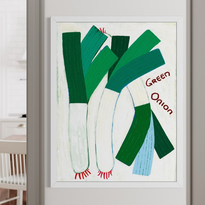 대파는 필수 요리가 즐거워지는 주방 감성 인테리어 그림액자
