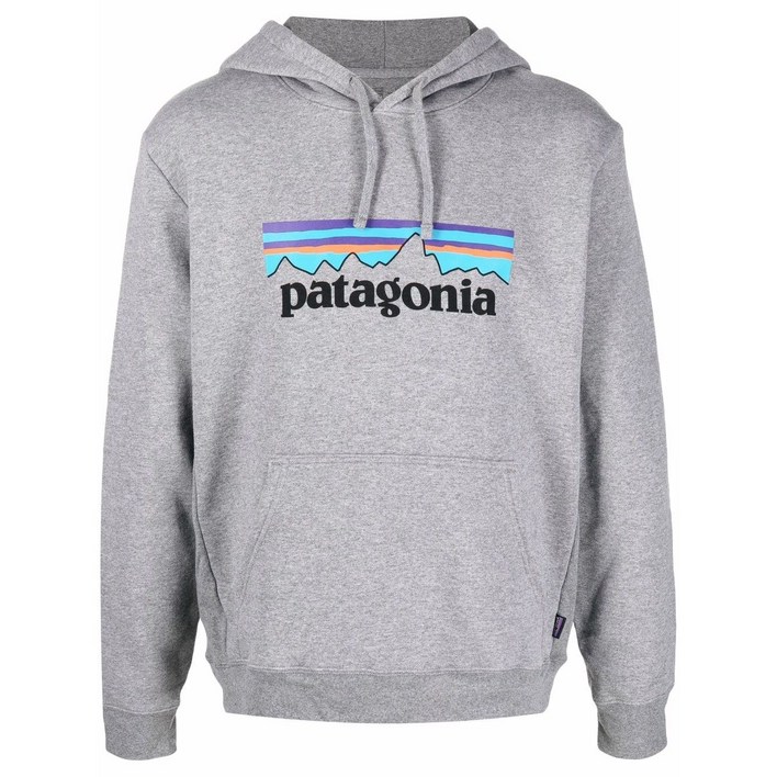 파타고니아 로고 프린트 후디