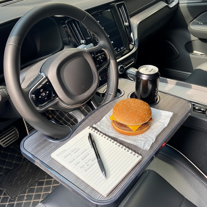 니드원트 프리미엄 간편 차량용 테이블 책상 핸들 테이블