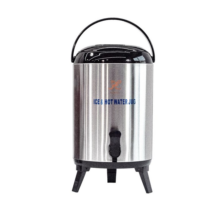 필하이 대용량 보온보냉 캠핑 워터저그 접이식 업소용 스테인리스 보온물통 B타입 10L실용량 9.5L