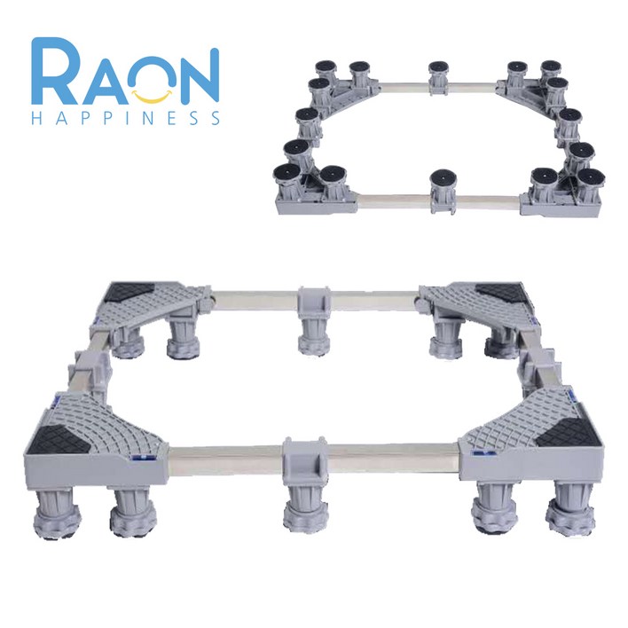 Raon 세탁기 받침대 12발, 1개, RJSF04