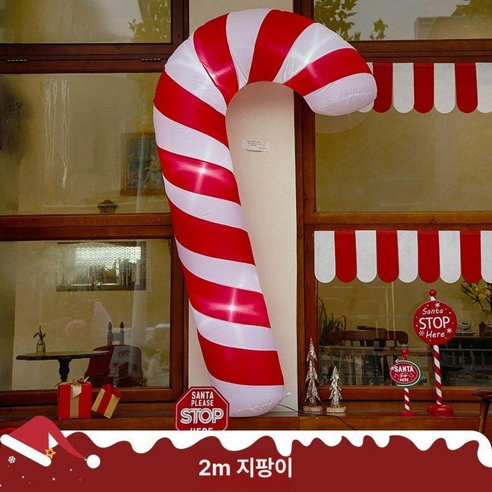 산타풍선 벽타는 산타 풍선 소품 대형인형 3M 야외 대형 장식