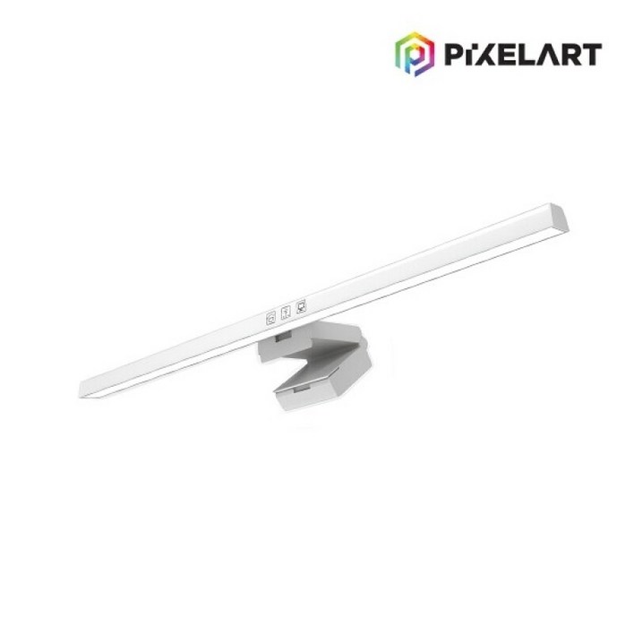 픽셀아트 LED 모니터 조명 LED 터치 스크린바 화이트, 1개, 스크린바 화이트