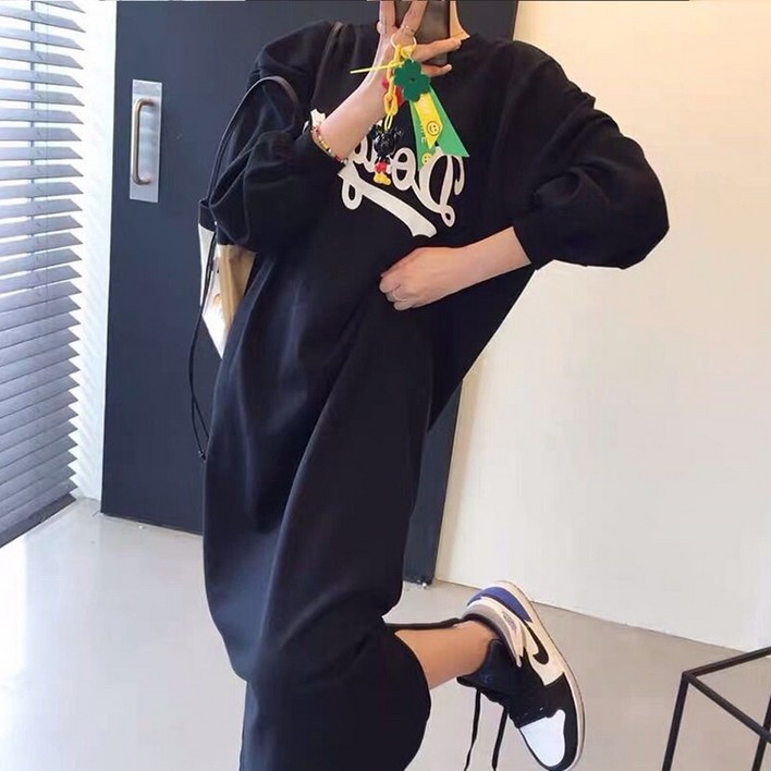 여성 후드기모 롱원피스 여성 후드기모 롱원피스