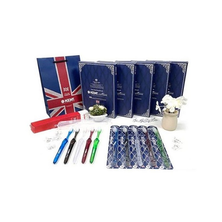 켄트 켄트 시즌4 사파이어 초극세모칫솔 25P+칫솔케이스 1개+켄트쇼핑백 1개