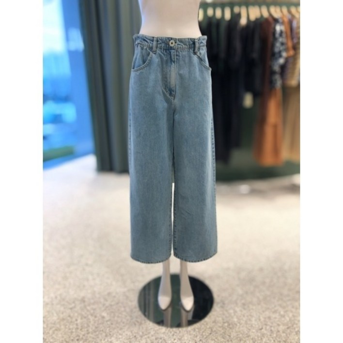 백화점 듀엘 허리셔링디테일와이드데님팬츠 L252PSA434 185542