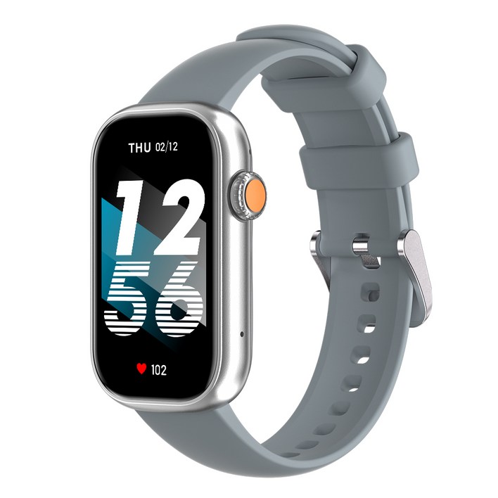전화통화 블루투스 스마트워치 X3 스마트밴드 한글판 학생 어린이 운동시계, 실버, 3.7cm, GPS + 블루투스