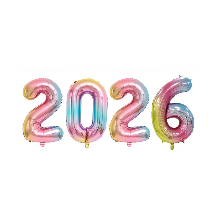 올리브파티 2026 초대형 풍선 샴페인 신년 파티 용품 세트 패키지