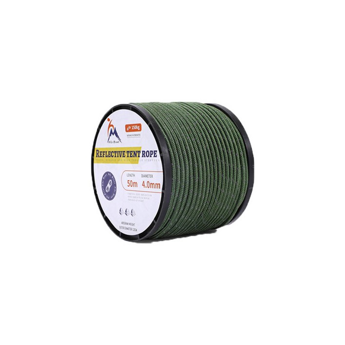 KOOLMAN(쿨맨) 다용도 캠핑 반사 스트링 4mm 50M