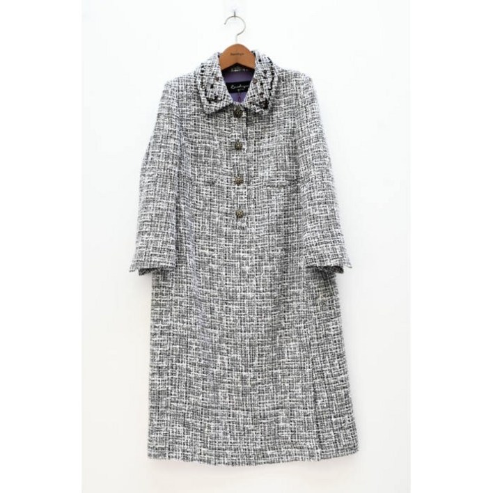 비꼴리끄 백화점여성비즈카라 트위드 원피스 B232WO3150