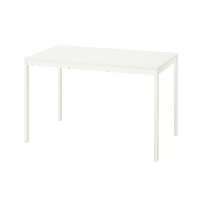 이케아 VIHALS 비할스 확장형테이블 화이트 120/180x74cm 105.927.37