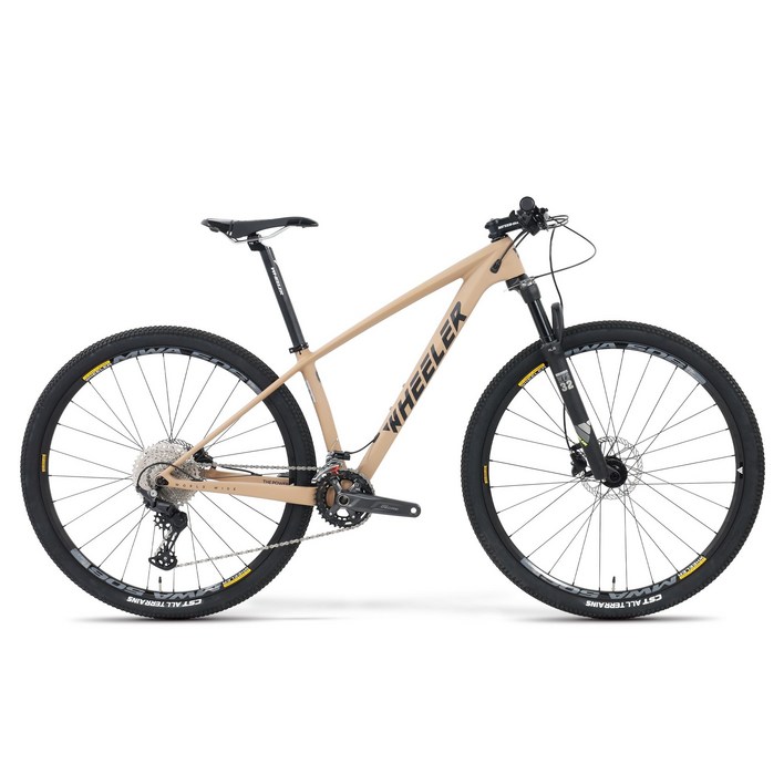 휠러 호크600se 카본프레임 시마노 데오레22단 29인치 MTB 산악 자전거, 15인치 샌드베이지, 1개